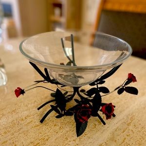 Beautiful deco Rose flowers table stand